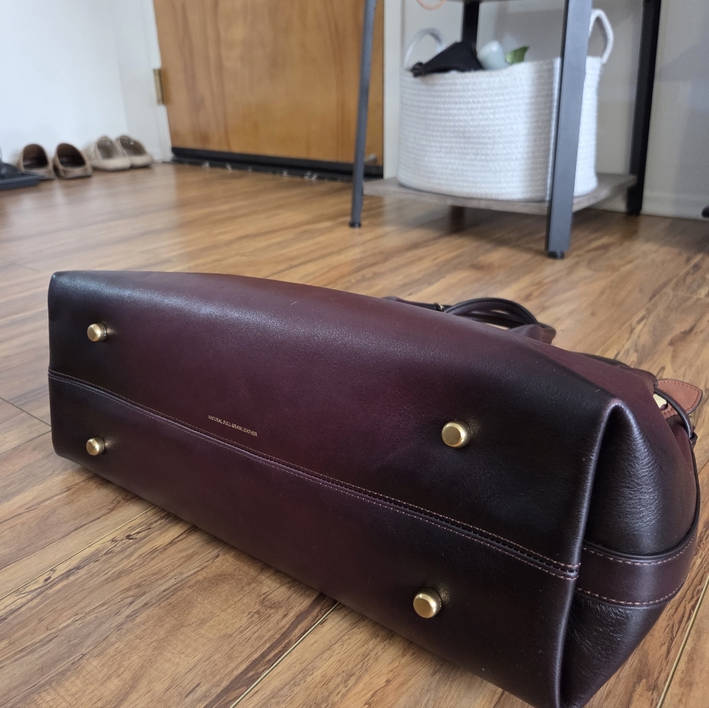 Coach Soft Empire Carryall Bag 40 - Merlot - Picture 4 of 9